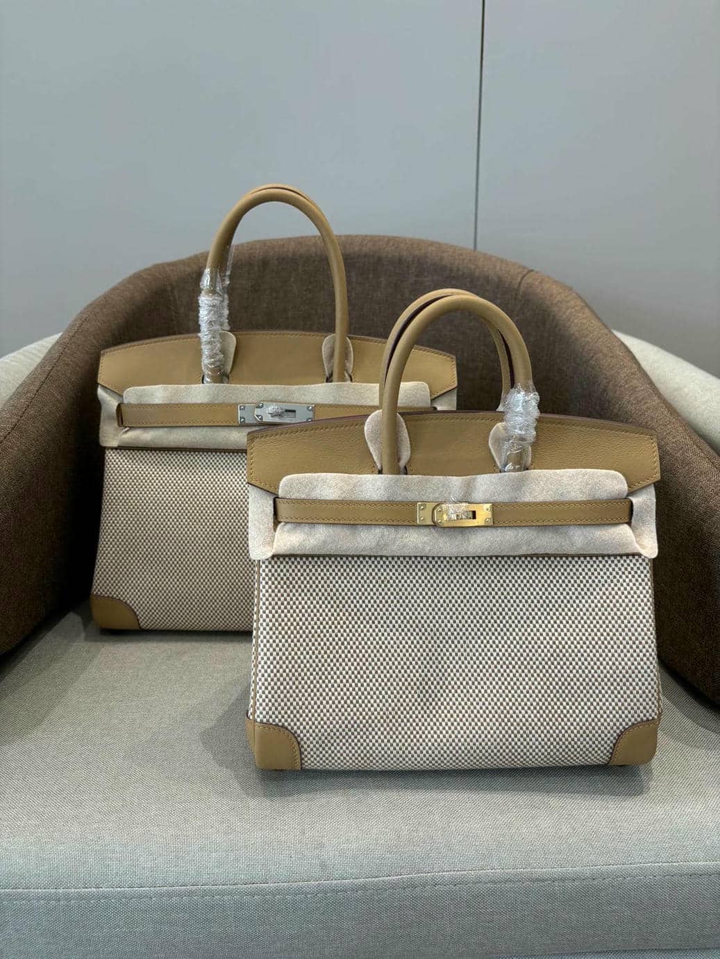 Birkin Canvas-Leather Mix-110